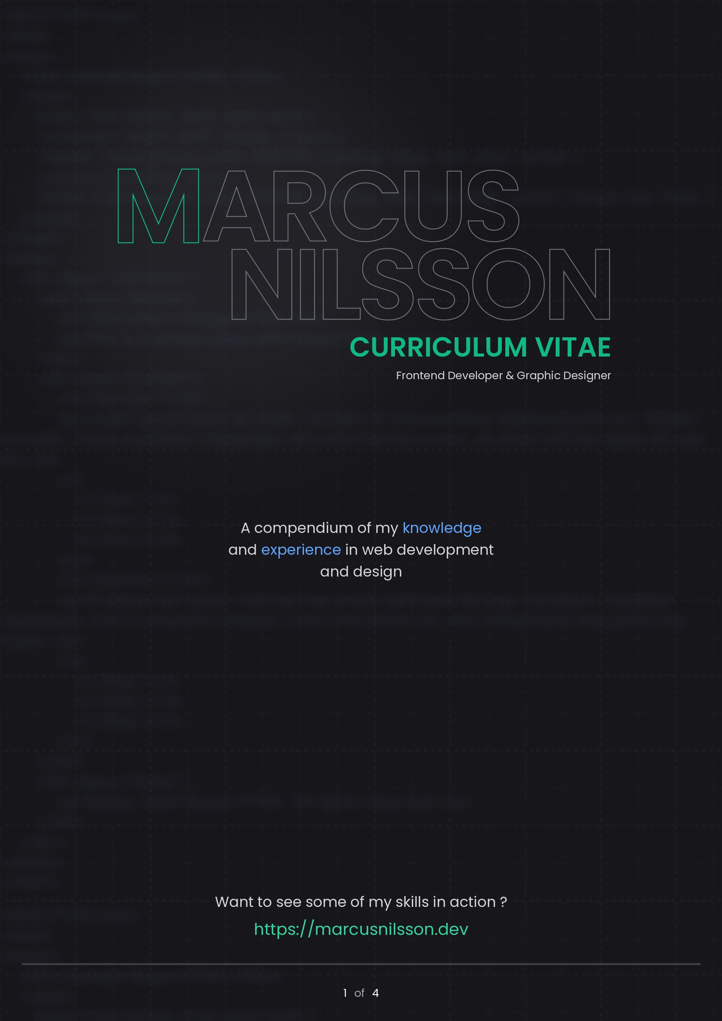 CV